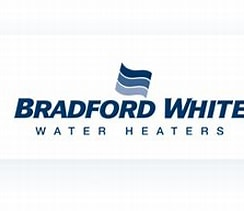 Bradford White water heaters logo, representing trusted plumbing brands used by plumbers for reliable installations and repairs in Miami Dade County, FL
