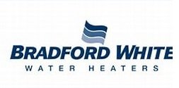 Bradford White water heaters logo, representing trusted plumbing brands used by plumbers for reliable installations and repairs in Miami Dade County, FL