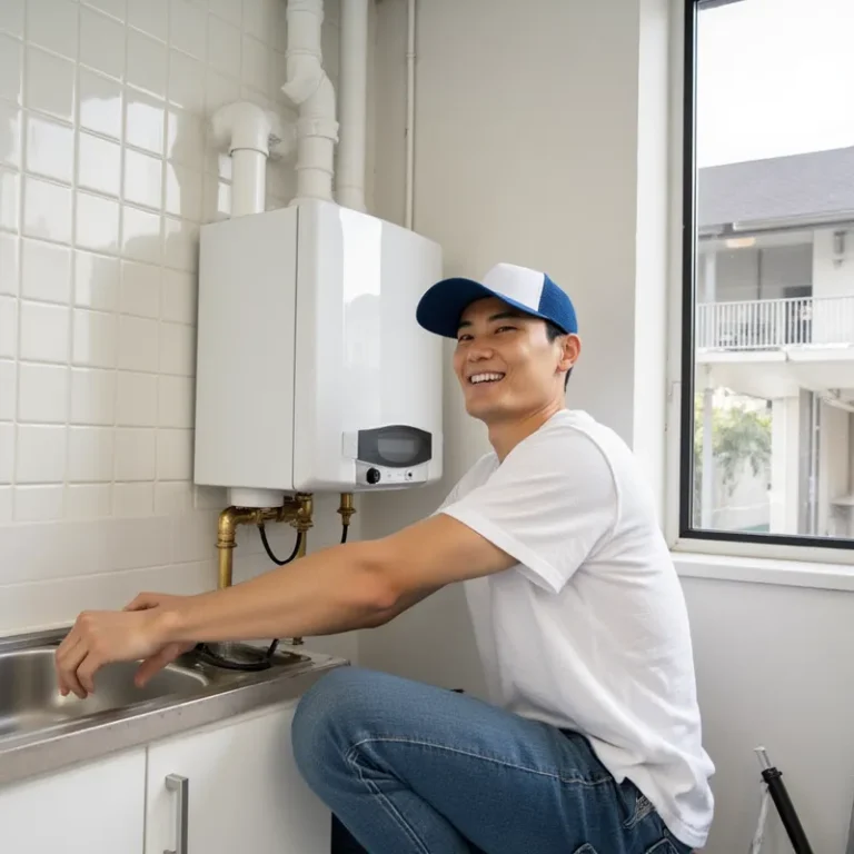 plumber-on-a-boiler- maintenance-service